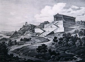 Walhalla (lito) by Carl Friedrich Heinzmann