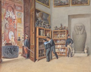 Mısır koleksiyonuna giriş dolabı by Carl Goebel d. J.