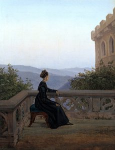 Balkondaki Kadın, 1824
