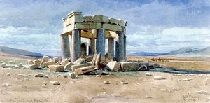 Baalbek yakınlarında bir Müslüman Türbesi by Carl Haag