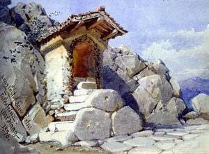 Madonnaletta, Castel San Pietro, Palestrina, Sabine Hills yakınlarındaki by Carl Haag