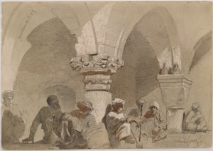 Pipo içenler, Kudüs by Carl Haag