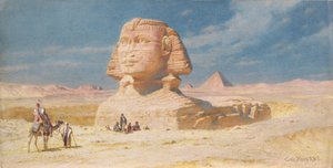 Mykerinos Piramidi ile Giza Sfenksi, 1874