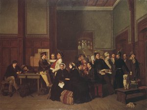 Üçüncü Sınıf Bekleme Odası II, c.1865 by Carl Hendrik d Unker