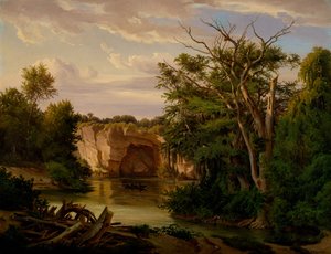 Tepe Ülke Manzarası, 1862 by Carl Hermann Frederick Lungkwitz
