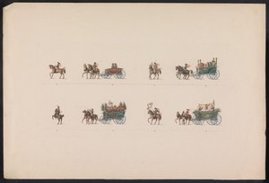 Optocht bij het huwelijk van Prinses Sophie, 1842 (plaat 3) Kalıtsal Büyük Dük Carl Alexander
