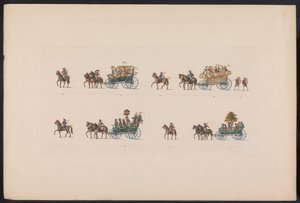 Optocht bij het huwelijk van Prinses Sophie, 1842 (plaat 5) Kalıtsal Büyük Dük Carl Alexander