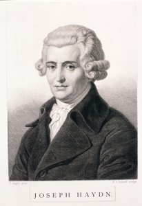 FA Andorff tarafından oyulmuş Joseph Haydn (1732-1809) by Carl Jager