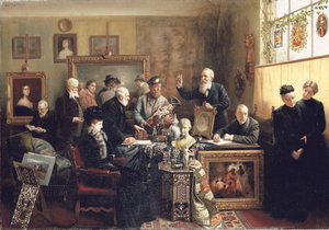 Emlak Müzayedesi, 1903 by Carl Johann Spielter