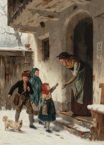 Büyükanneye kış ziyareti