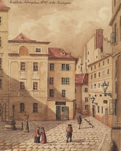 Viyana'da Jacobergasse No. 807'deki Knaffelsche Vakfı Evi by Carl L. Wiesböck