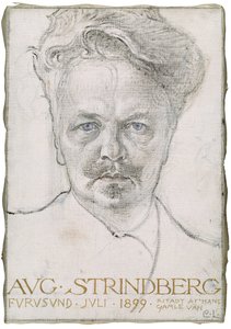 Ağustos Strindberg, 1899 by Carl Larsson