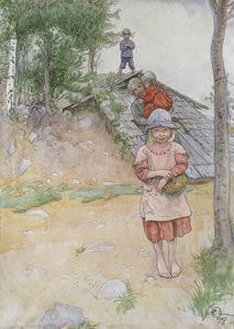 mahzende, 1917 by Carl Larsson