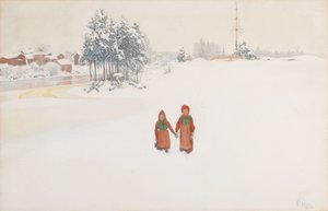 Karda by Carl Larsson