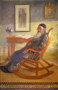 Sanatçının Babasının Portresi by Carl Larsson