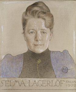 Selma Lagerlof, 1902 by Carl Larsson