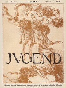 Jugend dergisi için kapak illüstrasyonu
