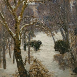 Kışın Heiligenstadt Parkı by Carl Moll