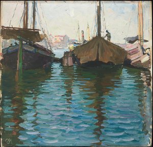 Venedig (panelde yağ)