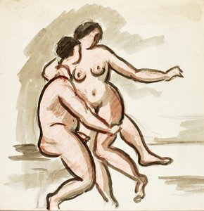 Erkek ve Kadın Nü by Carl Newman