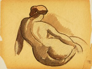 Uzanmış Çıplak by Carl Newman