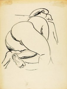 Uzanmış Çıplak by Carl Newman