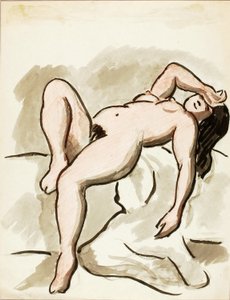 Uzanmış Çıplak by Carl Newman