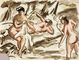 Üç Çıplak Kadın by Carl Newman