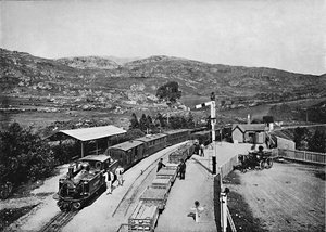 Ffestiniog Demiryolu: Tan-Y-Bwlch İstasyonu, c1896