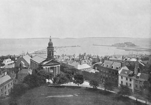 St. Peter Limanı ve Adası, Guernsey, c1896