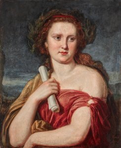 Genç bir bayanın portresi (Anna von Lieben?) by Carl Rahl