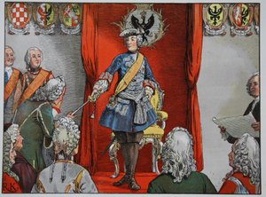 Silezya mülklerine saygı, 17 Kasım 1741 by Carl Röchling