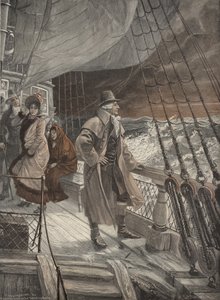 Bir geminin güvertesinde by Carl Rohling