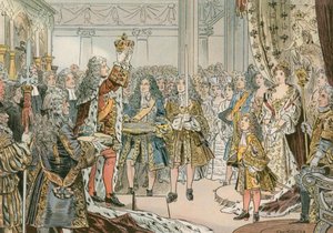 The coronation of Frederick I of Prussia (1657-1713) in Konigsberg in 1701 