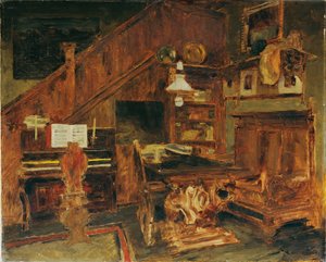 Sanatçının Venedik'teki stüdyosu by Carl Schuch
