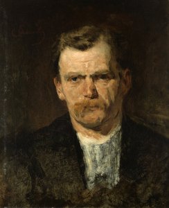 erkek portre by Carl Schuch