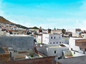 Kuzey Fas, Tetouan, görüntü tarihi: 1910 civarı. Carl Simon Arşivi by Carl Simon