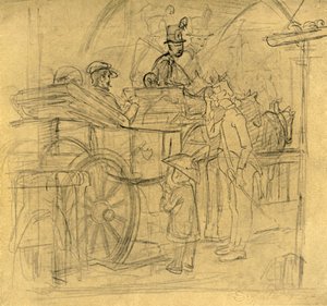 Seyahat, 19. yüzyılın ortaları, c1924. by Carl Spitzweg