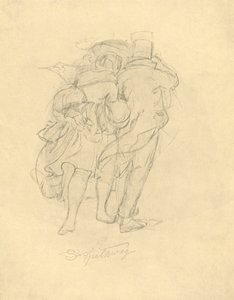 Fırtına ve Yağmur'da, 19. yüzyılın ortaları, c1924. by Carl Spitzweg