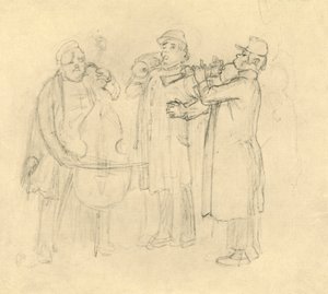 Bettelmusikanten, 19. yüzyılın ortaları, c1924. by Carl Spitzweg
