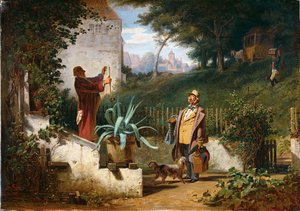Çocukluk arkadaşı by Carl Spitzweg