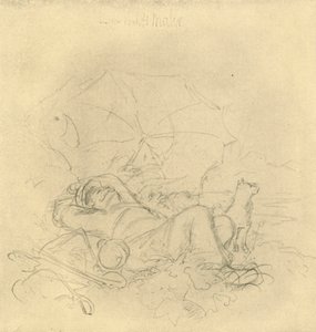 Der Landschaftsmaler I, 19. yüzyılın ortaları, c1924. by Carl Spitzweg