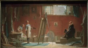 portre ressamı by Carl Spitzweg