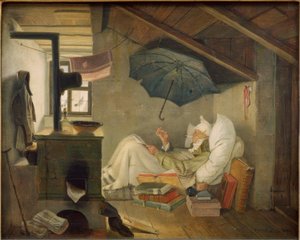 Zavallı Şair by Carl Spitzweg
