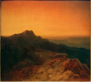 Akşam Benediktenwand by Carl Spitzweg