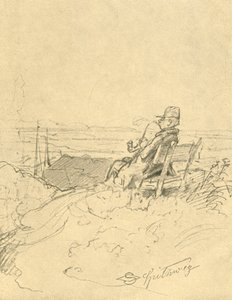 İşten sonra iyi bir dinlenme, 19. yüzyılın ortaları, c1924. by Carl Spitzweg