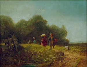 Pazar gezintisi by Carl Spitzweg