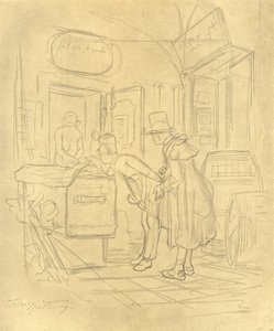 Zollvisitation I, 19. yüzyılın ortaları, c1924. by Carl Spitzweg
