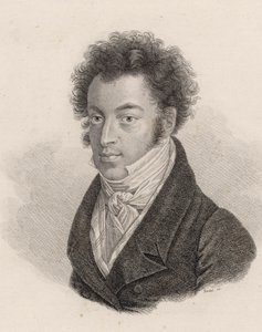 Piyanist ve besteci Ignaz Moscheles'in portresi 1794-1870. by Carl Traugott Riedel