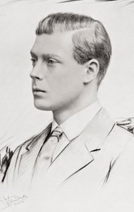 Prens Edward, gelecekteki Edward VIII, daha sonra Windsor Dükü